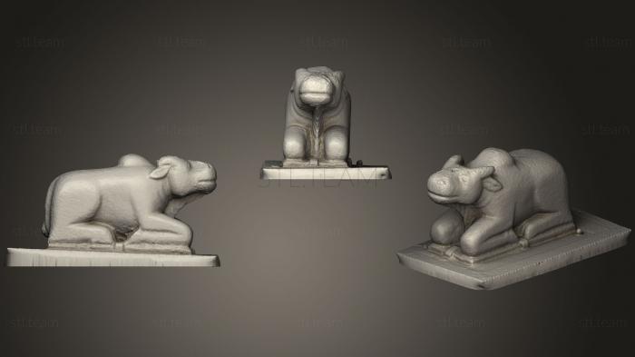 3D model Bull statue (STL)